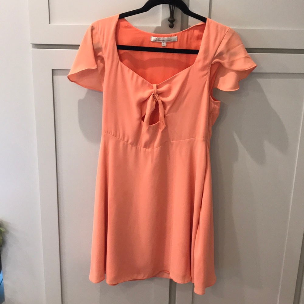 Lovers + Friends Pink Capsleeved Dress